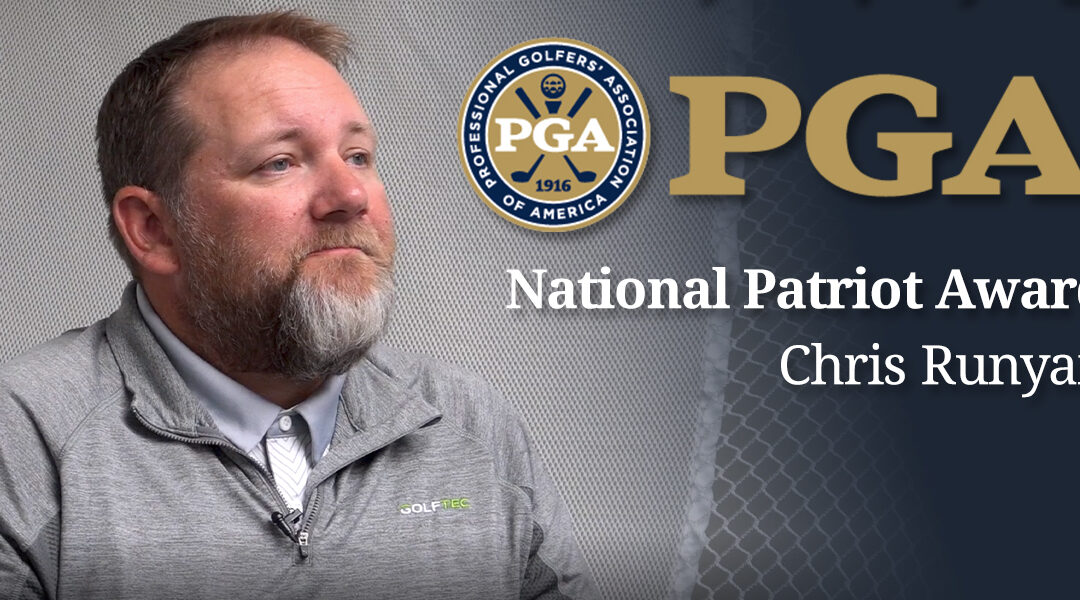 PGA National Patriot Award winner- Chris Runyan